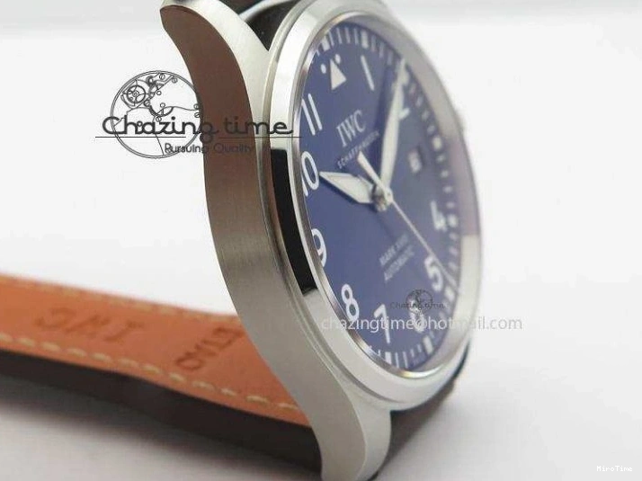 MIROTIME 0320 Mark XVIII Le Petit Prince IW327004 SS Mk Maker Best Edition Blue Dial On Brown Leather Strap A TimelessDesign 7296